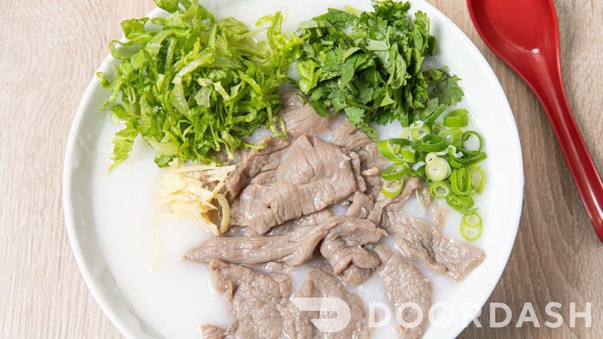 C2-tranche de bœuf 牛肉粥