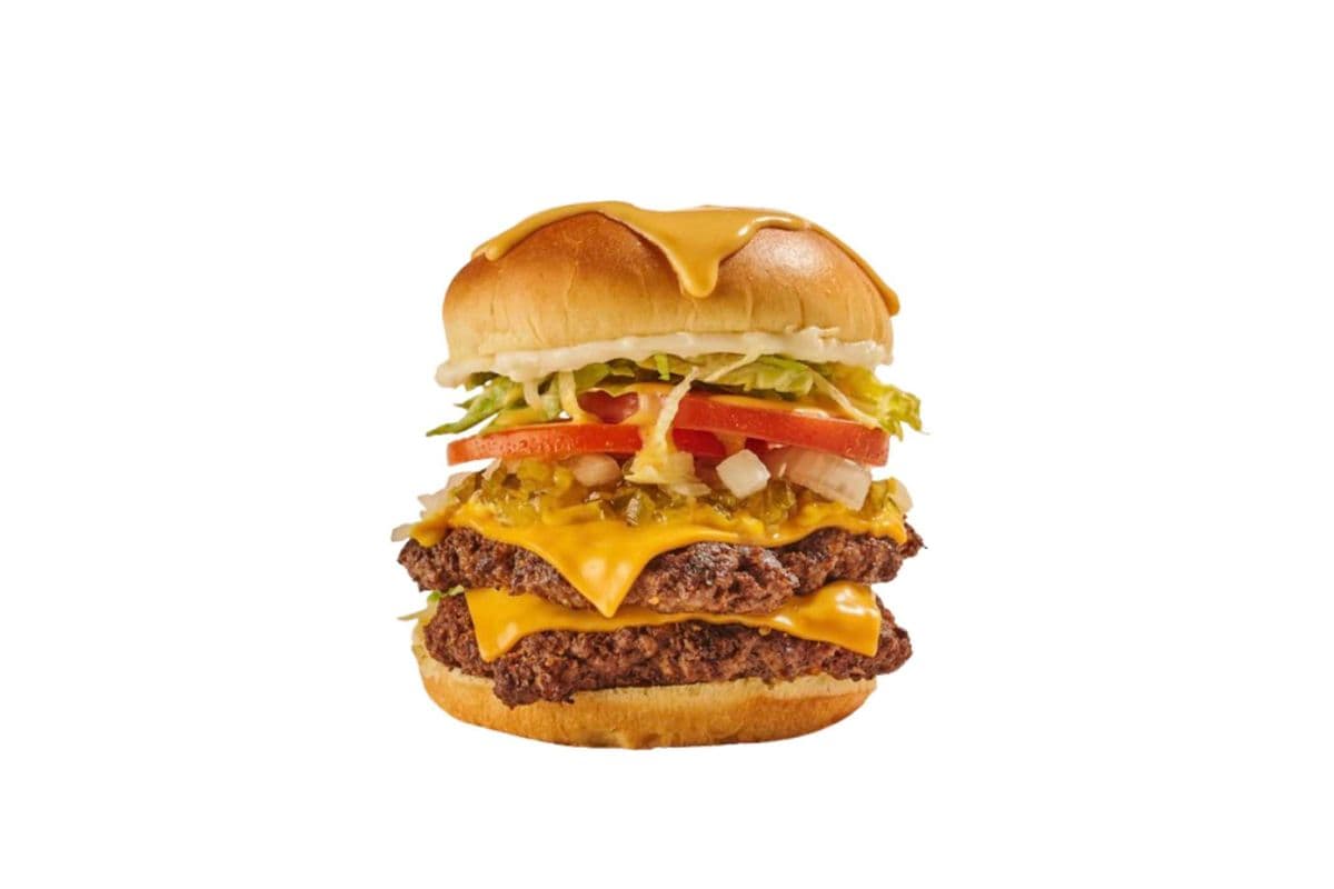 River of Cheddar Burger