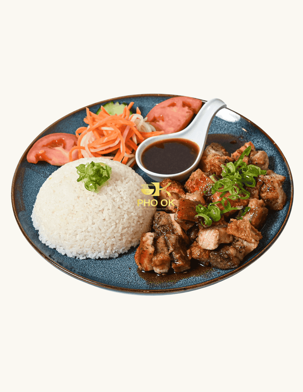 C6. Broken Rice with Roasted Pork