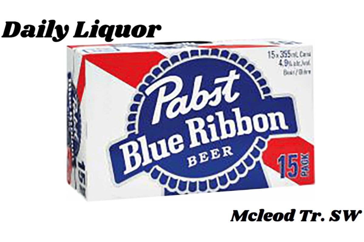 PABST BLUE RIBBON 15 CANS (1 x 15 PCKS )