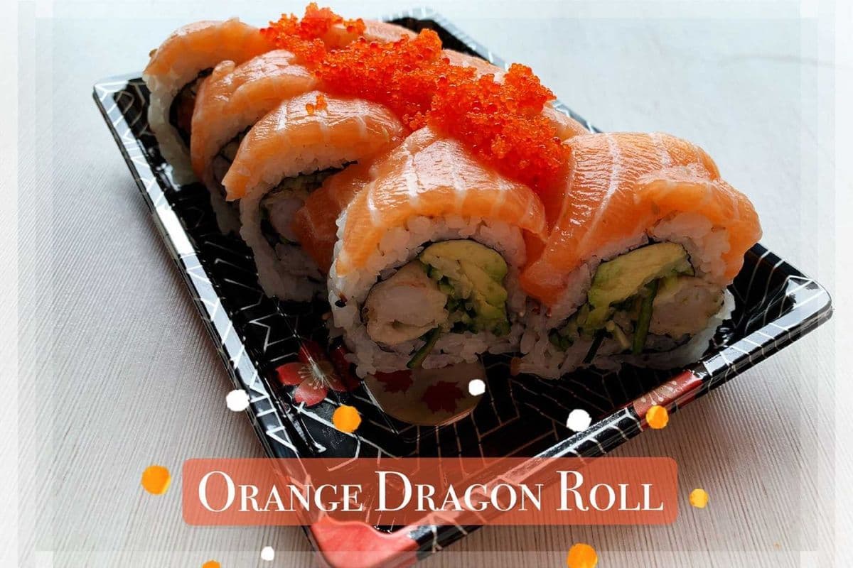 72. Orange Dragon Roll (8 pcs)