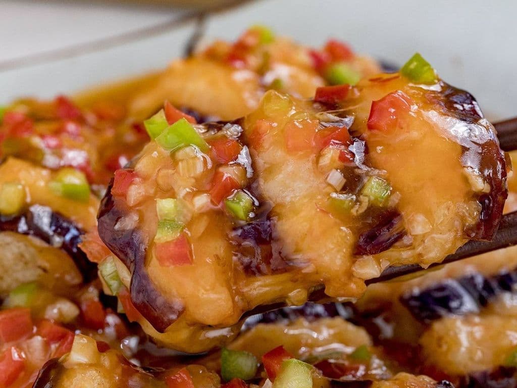 F02 Pan Fried Eggplant (4 pcs)