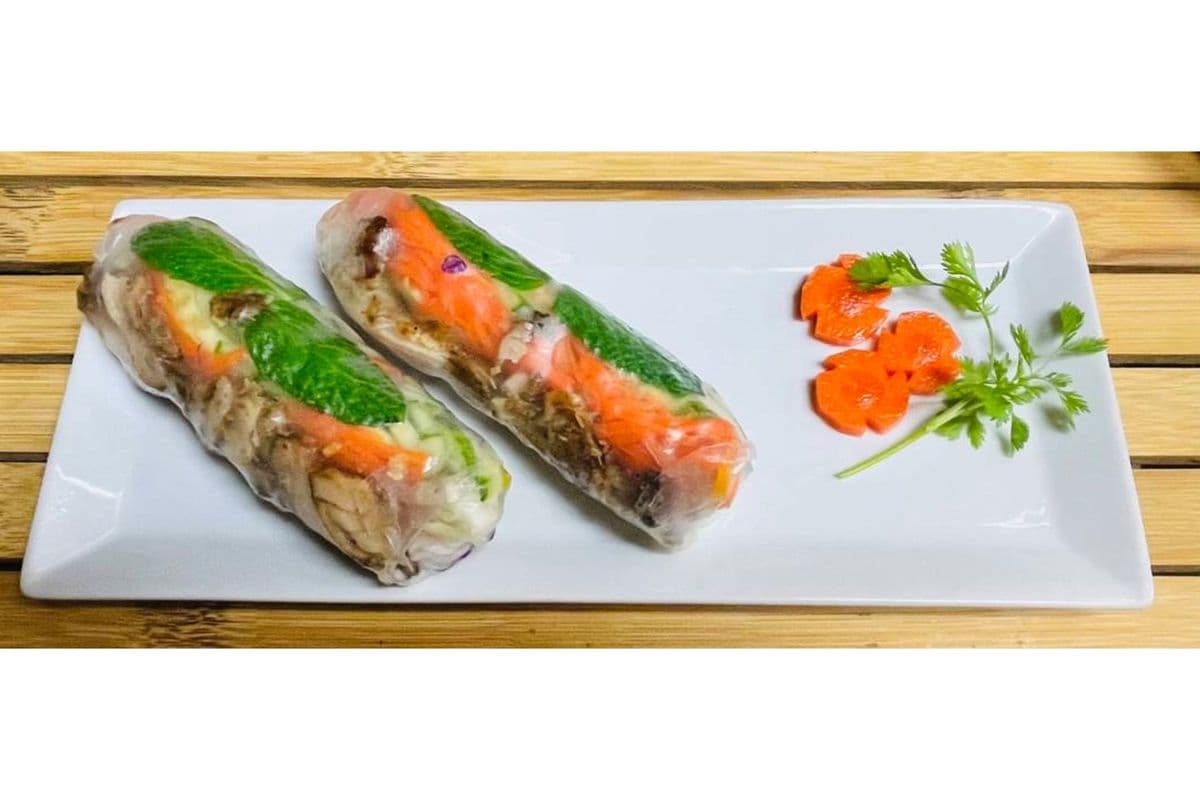 2. Grilled Lemongrass Chicken Roll (Rouleau Au Poulet Grille A La Citronnelle)