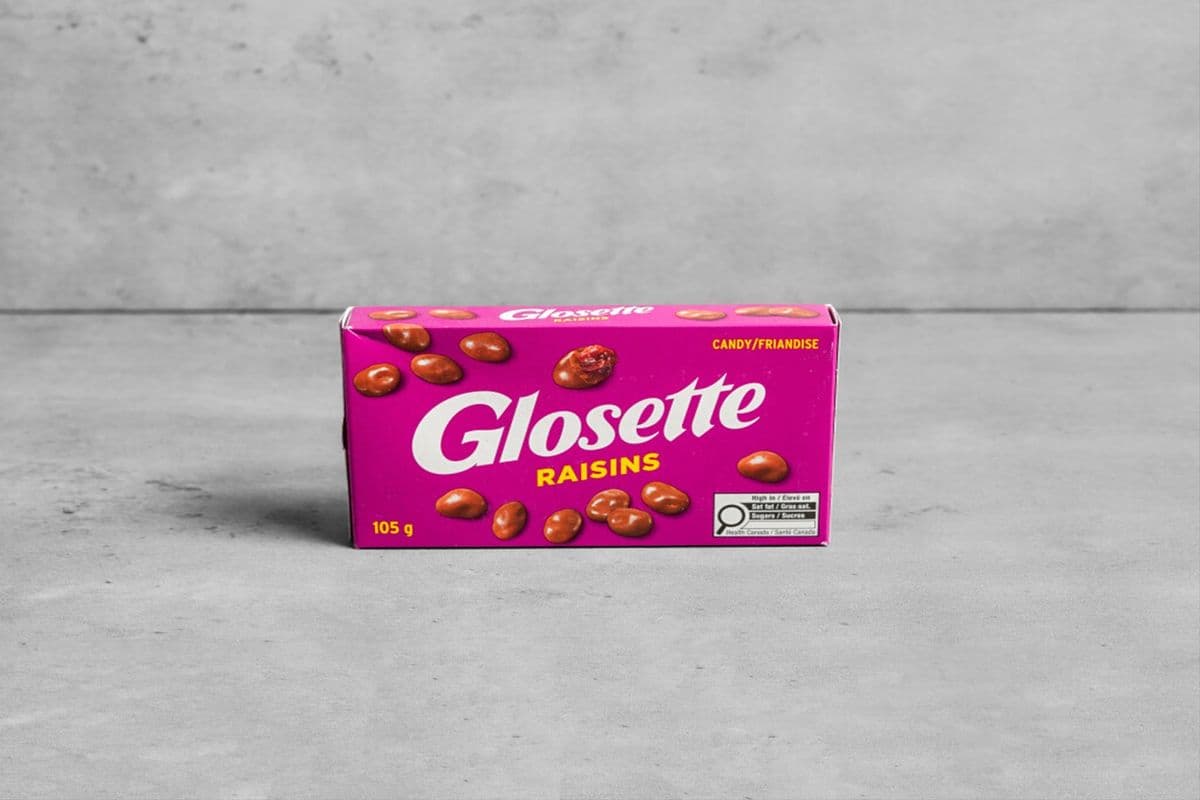 21. Glossets Raisin (105g)