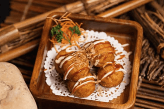 114 Deep Fried Octopus Balls (6 pcs)