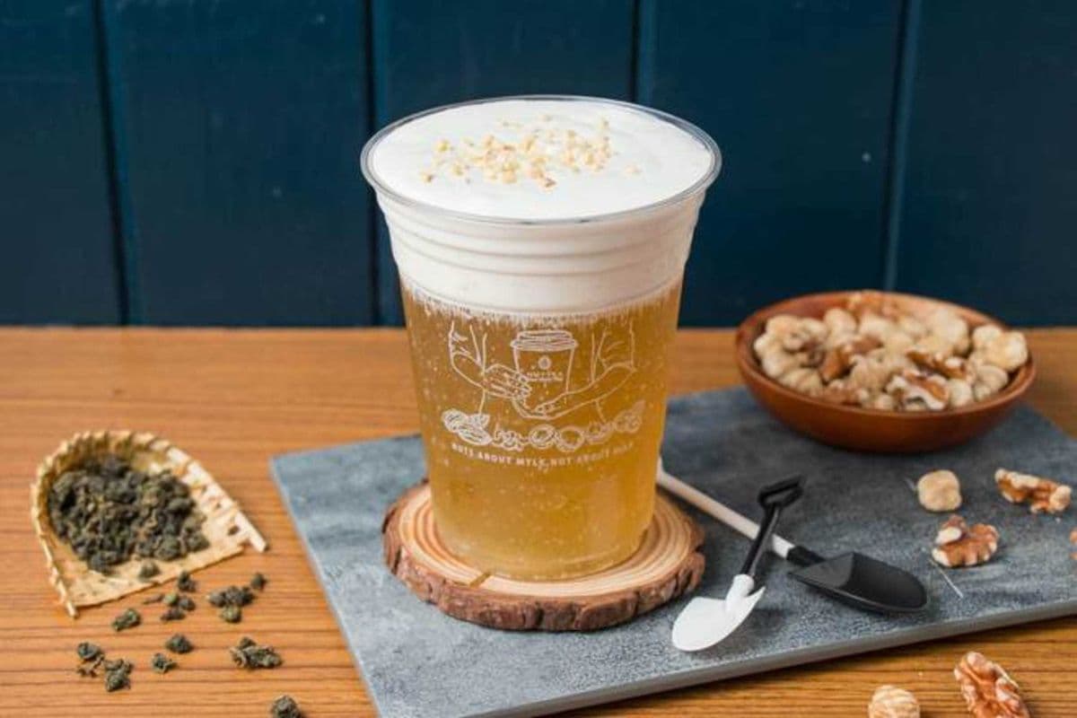 Jasmine Green Tea with Nut Cream (Cold or Hot)