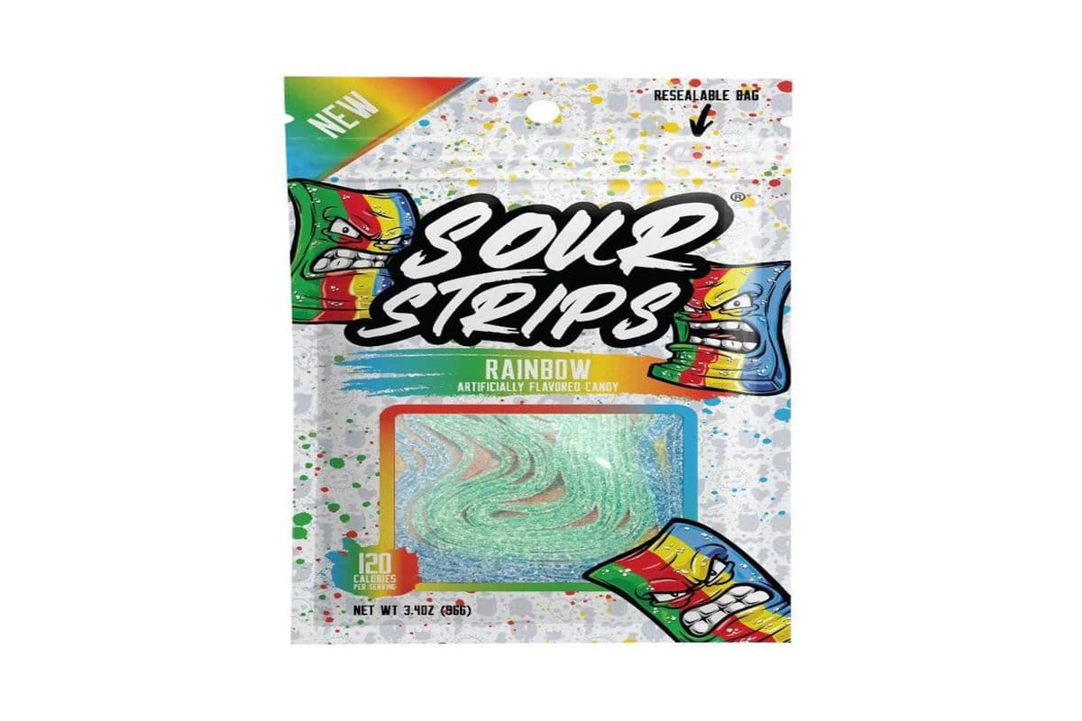 Sour Strips Rainbow (96 g) (96g)