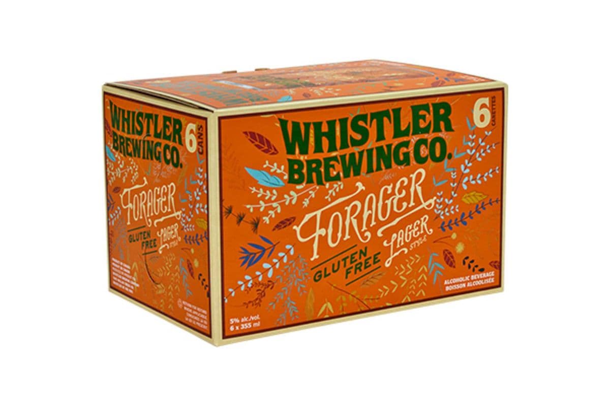 Whistler Brewing Forager Gluten Free Lager (6 x 355ml Can)