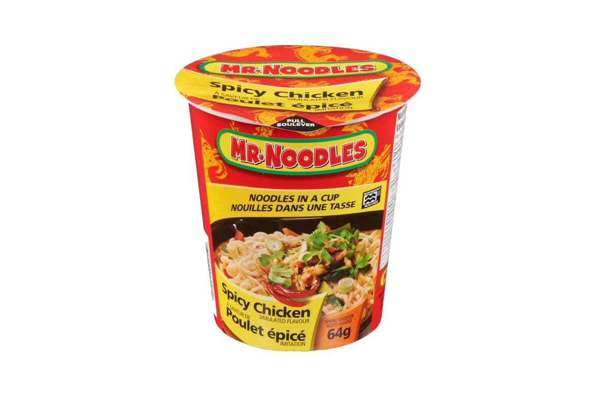 Mr Noodles Spicy Chicken Cup (64g) - 77527