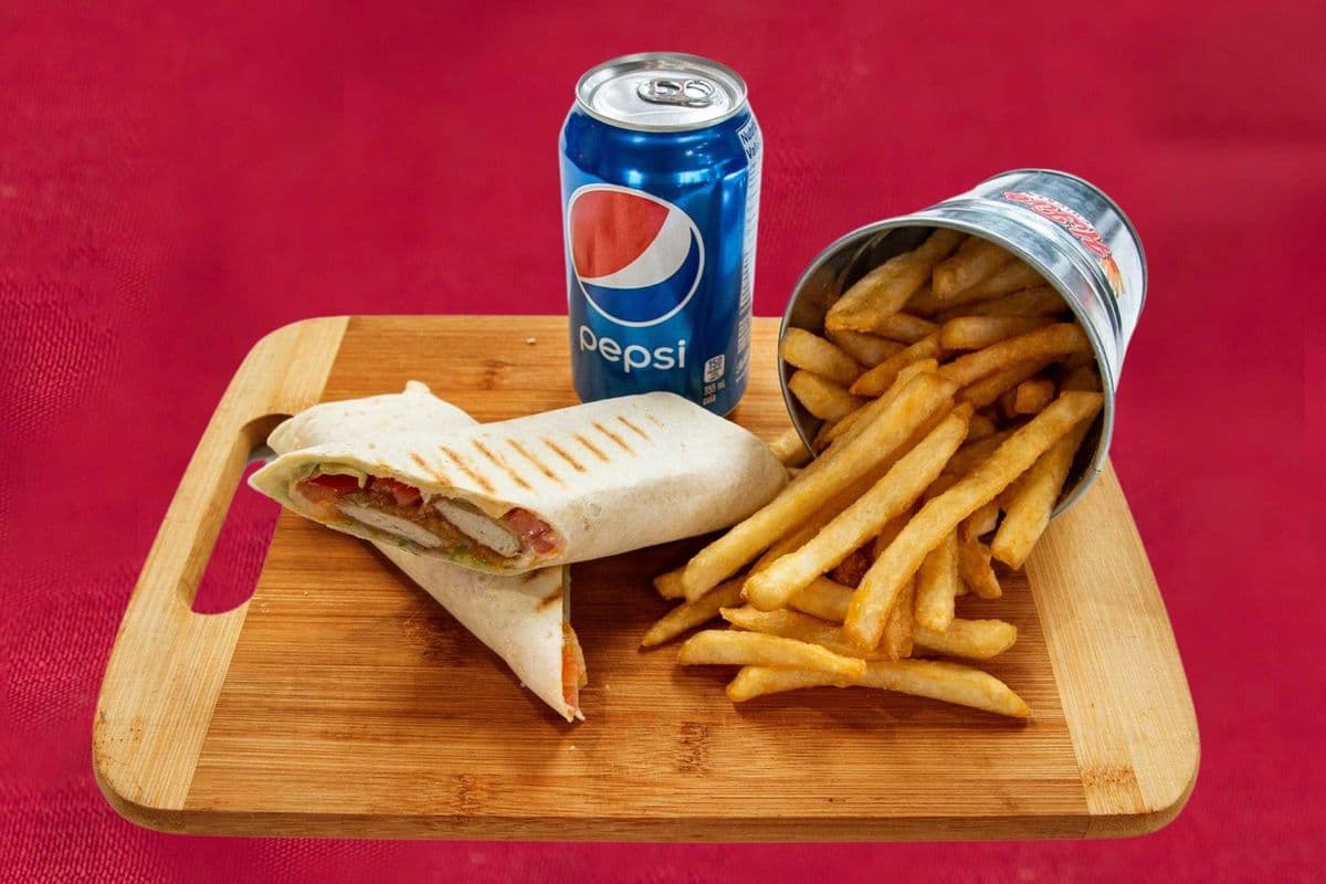 Chicken Tender Wrap Meal