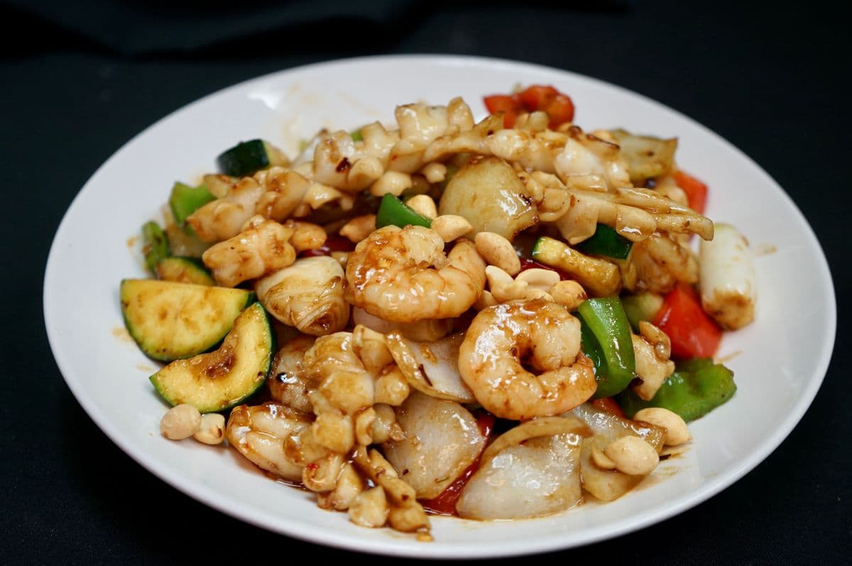 32. Kung Bao Shrimp and Squid