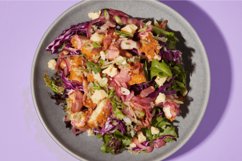Salade fancy burger