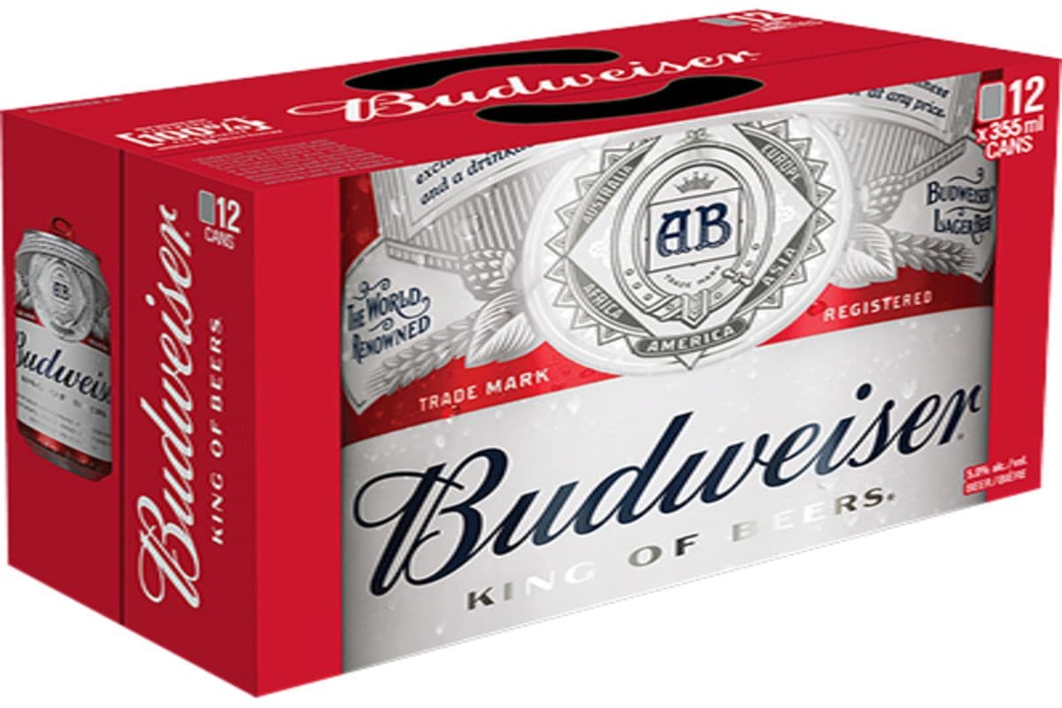 902627 Budweiser bottles 12pk (12 x 341ml)