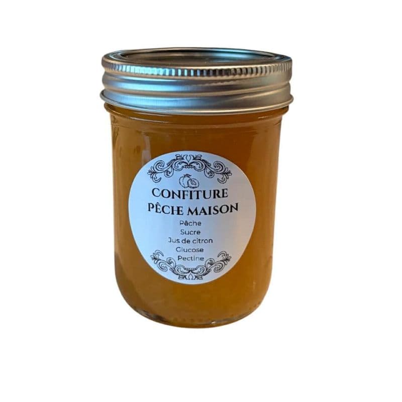 Confiture pêche maison / Homemade peach jam