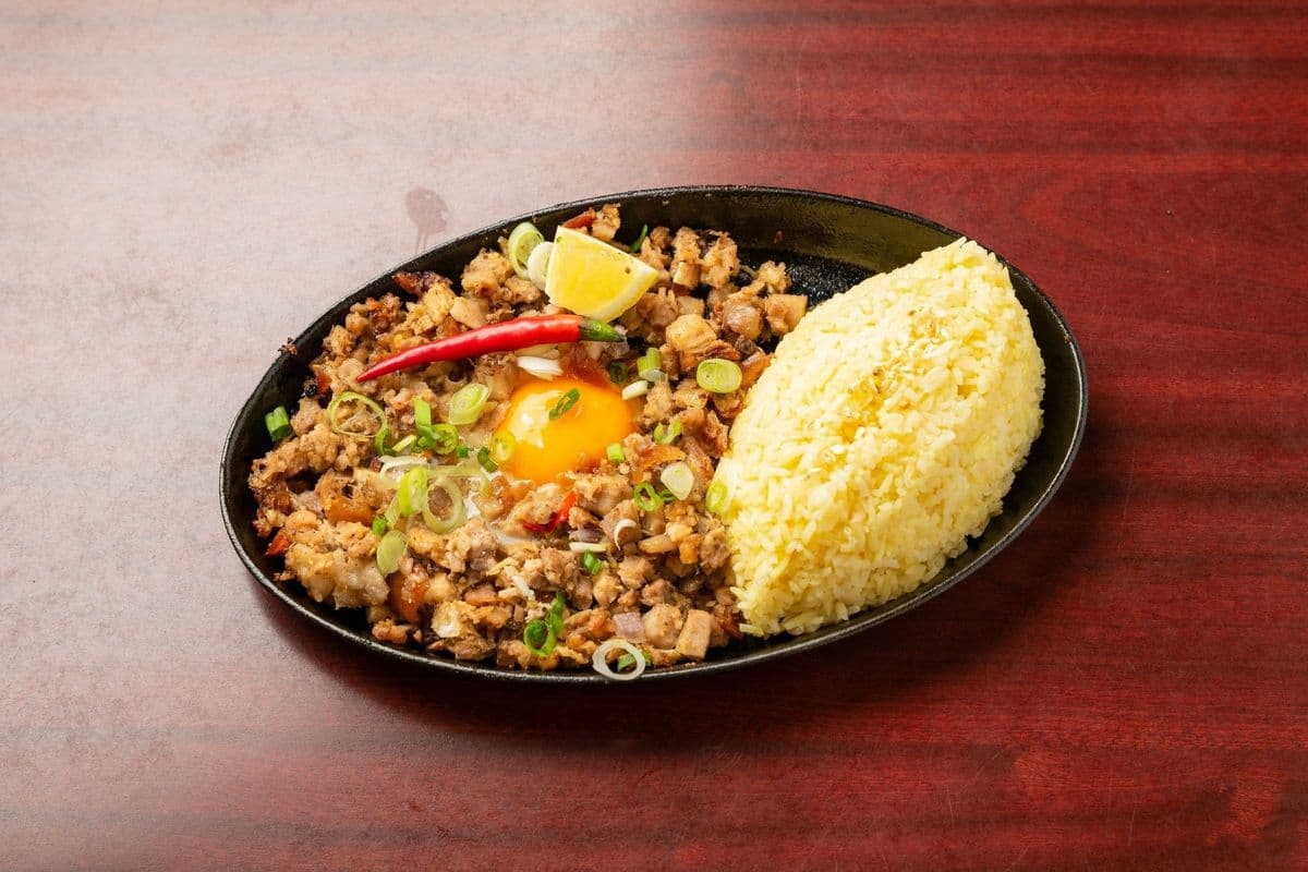 Sizzling Pork Sisig and Egg