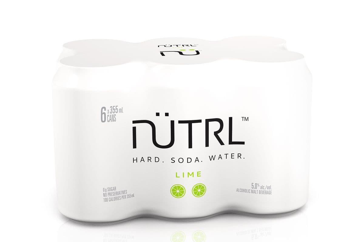Nutrl Vodka Soda - Lime (6 Cans) (6 x 355ML)