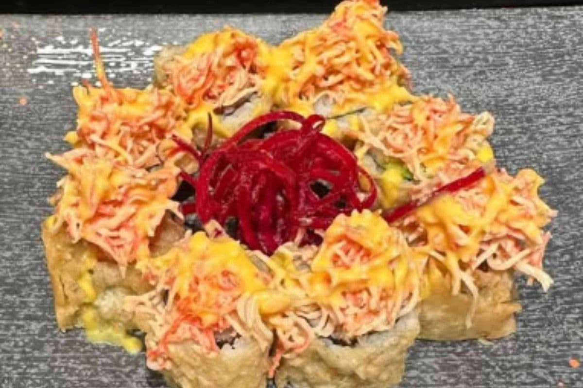 Deep Fried Volcano Roll