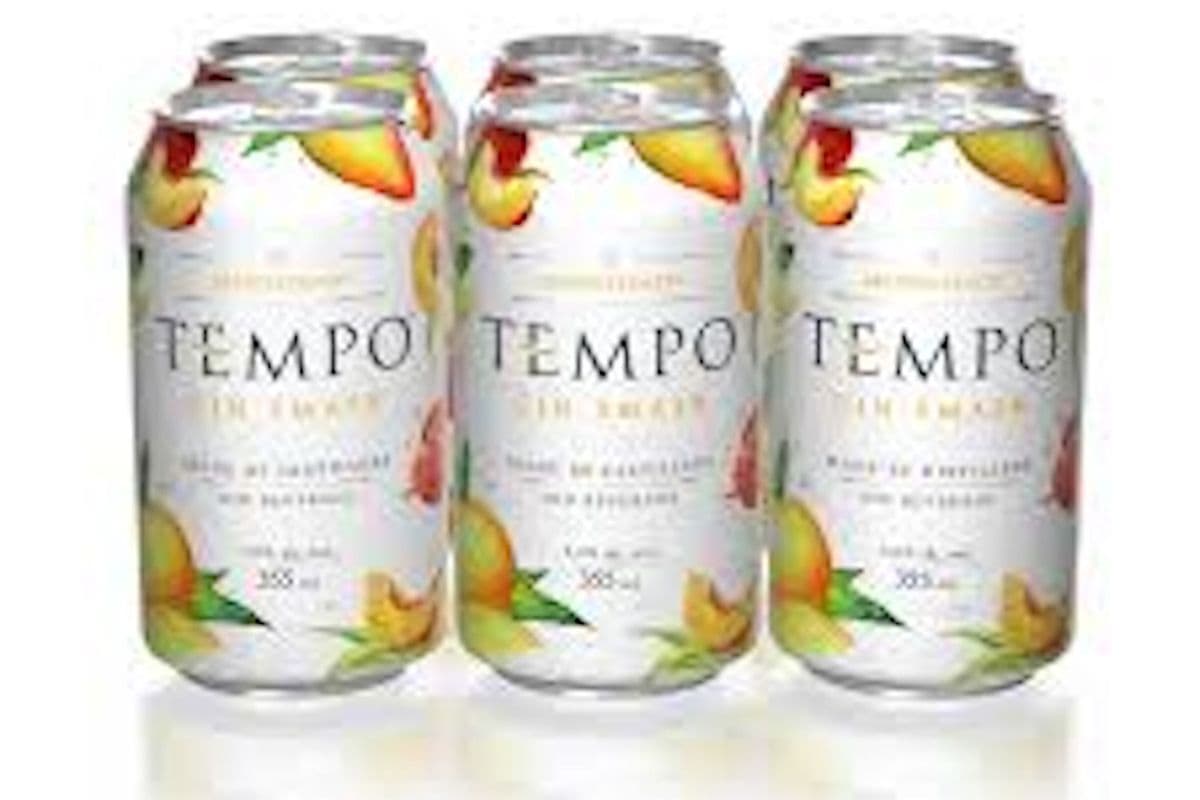 Tempo Gin Smash, Mango-Peach (6 x 355 ml)