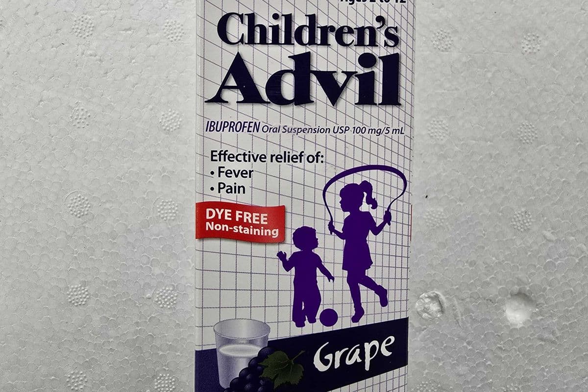 Children's Advil age 2 to 12 grape 100ml (100ml)