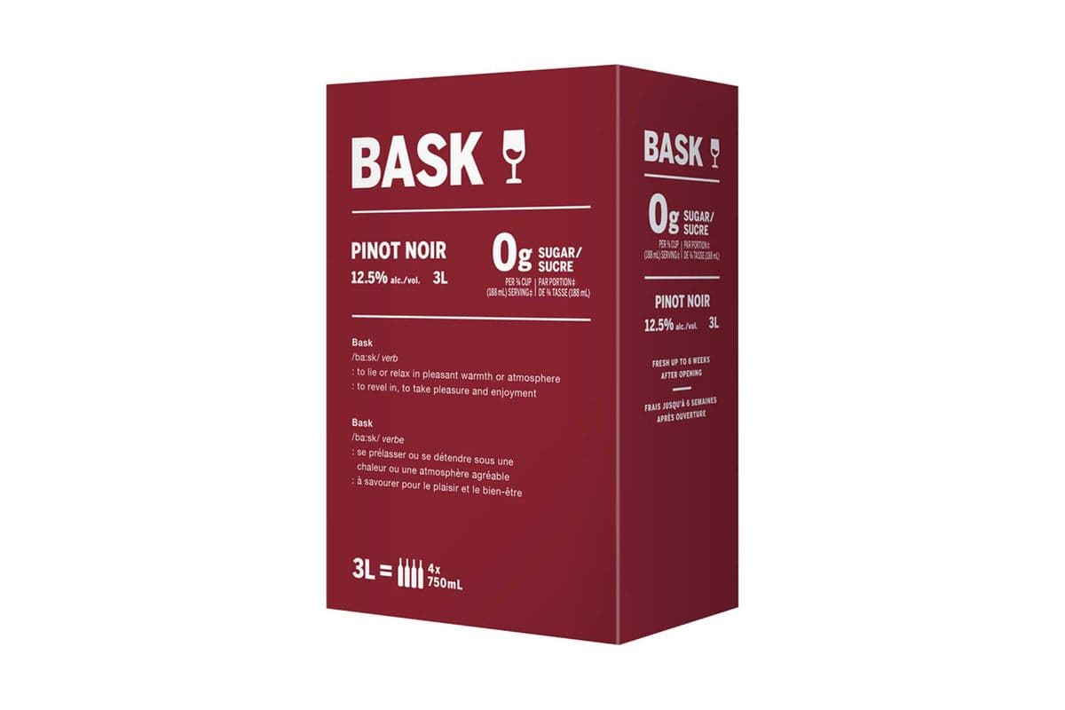 Bask Pinot Noir (Canada) (3 L) (1 x 3 Ltrs)