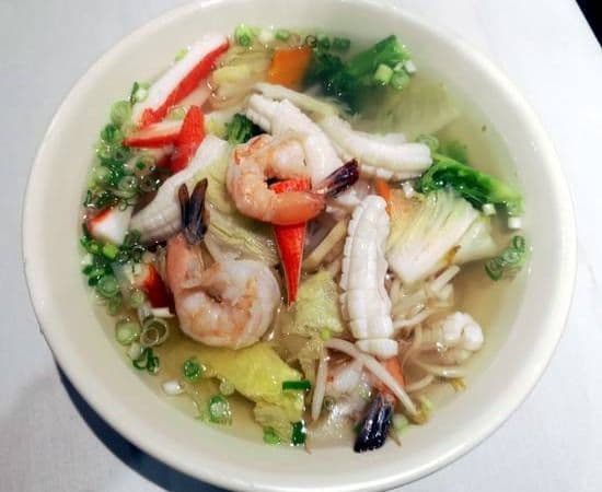 11a. Soupe aux fruits de mer avec nouilles / Seafood Noodle Soup / 海鲜汤粉