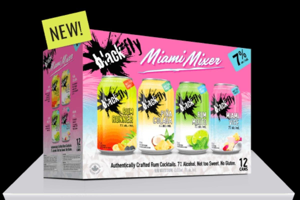 Black Fly Miami Mixer (12 x 355ml)