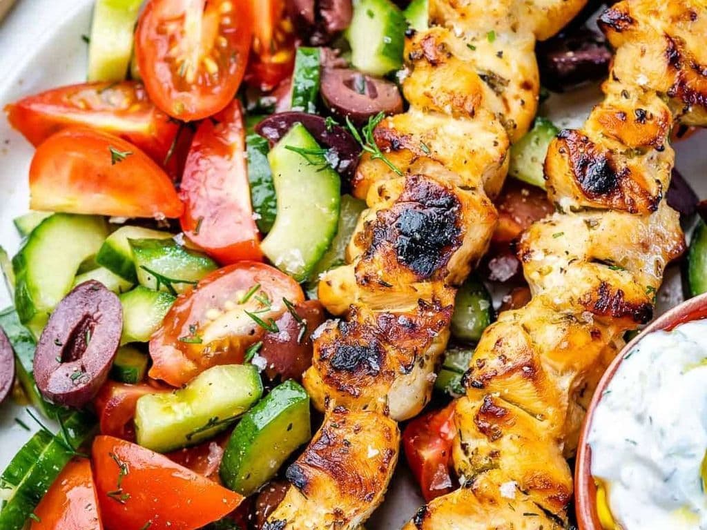 Chicken Souvlaki (2 pcs)