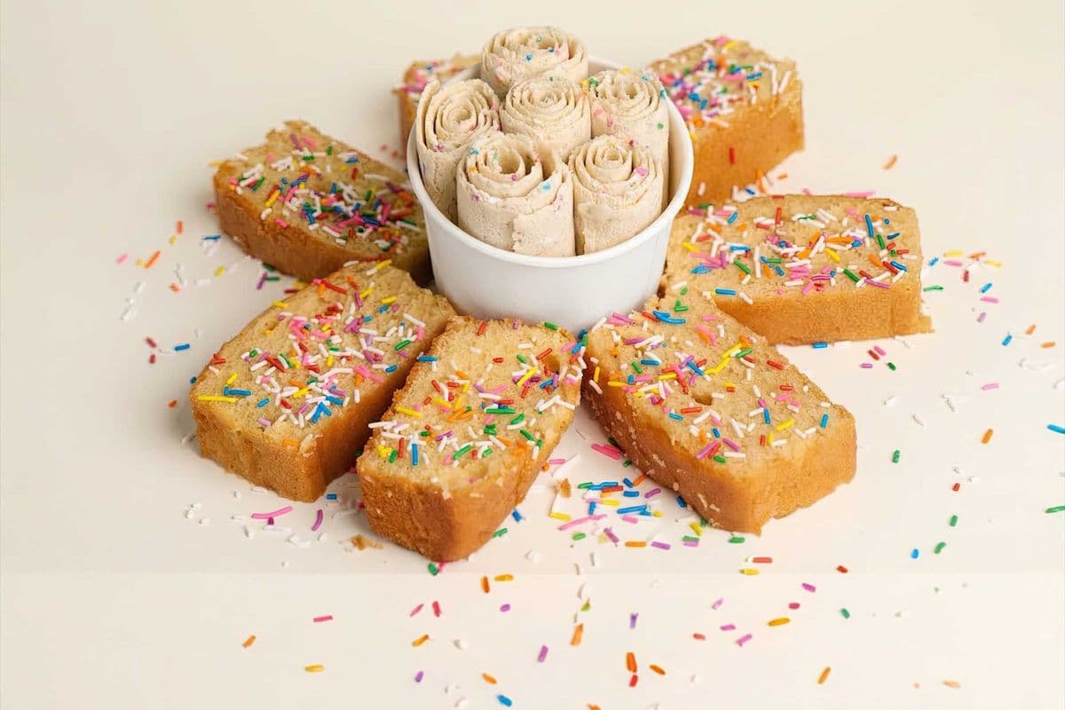 Birthday Cake Premium Rolled Ice Cream