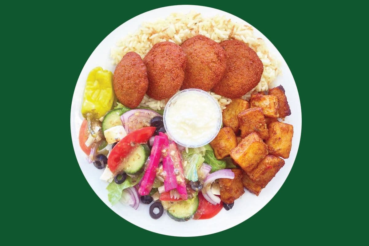 Assiette Falafel (Pois chiche mélange d épices)