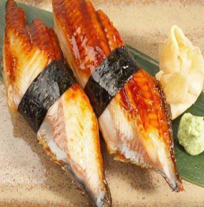 18. BBQ Eel Sushi (2 pcs) (180 Cal)