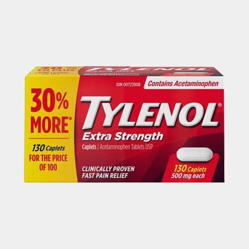 Tylenol® Extra fort (130 caplets) / Tylenol® Extra Strength (130 caplets)