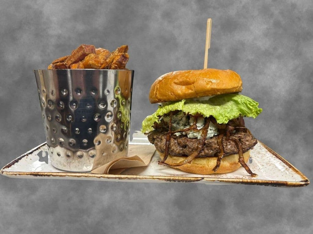 THE BLUE COLLAR BURGER