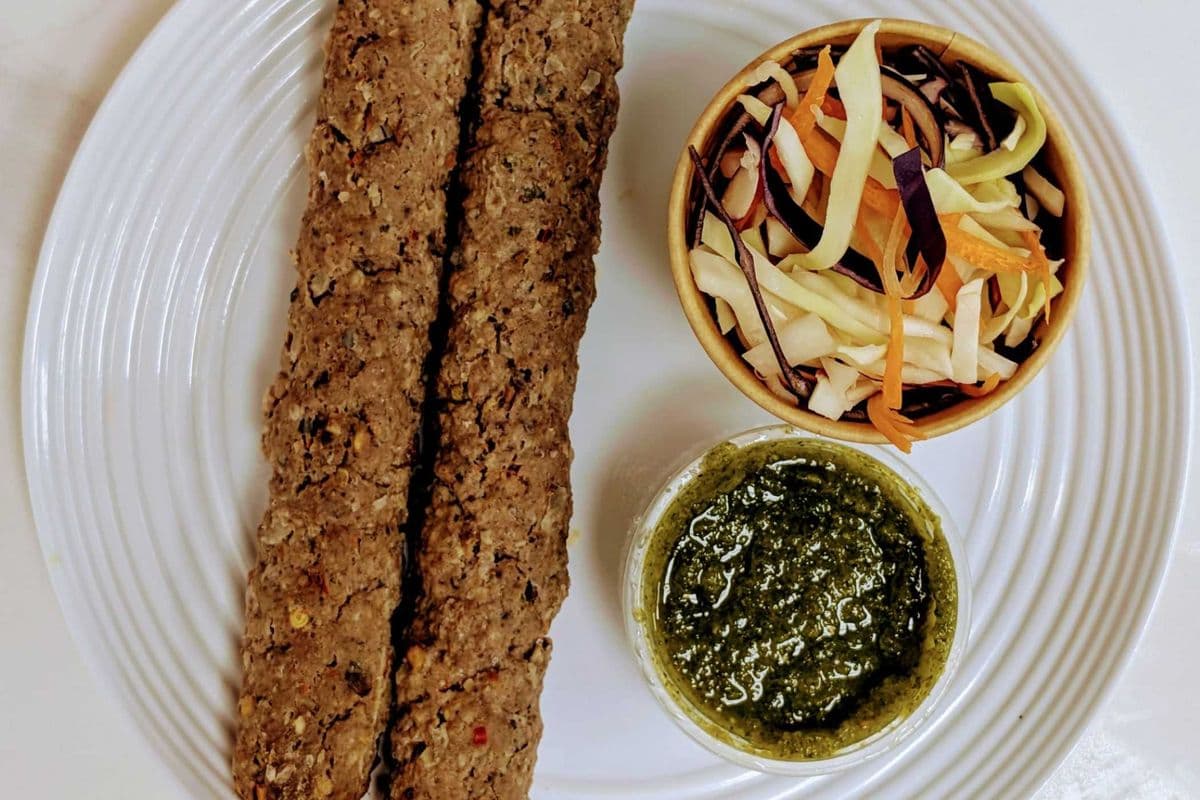 Goat Seekh Kebab (Served Cooked) (pc)