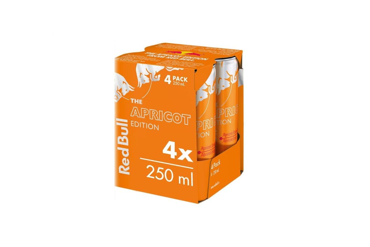 Red Bull Apricot-Strawberry (4 Pack) (250 ml)