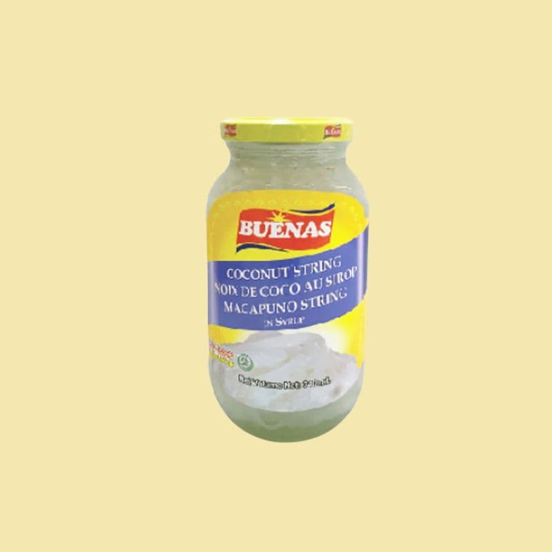 Macapuno Strings, 12oz/340ml, Buenas