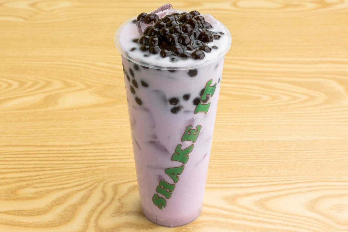 Taro Milk Tea w/ Tapioca