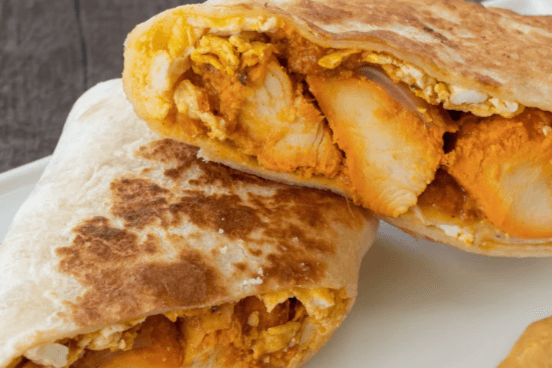 Turkish-Style Chicken Wrap