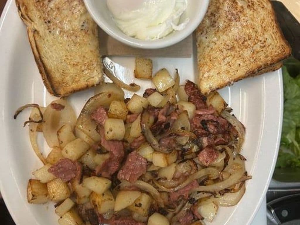 Corned Beef Hash and Eggs