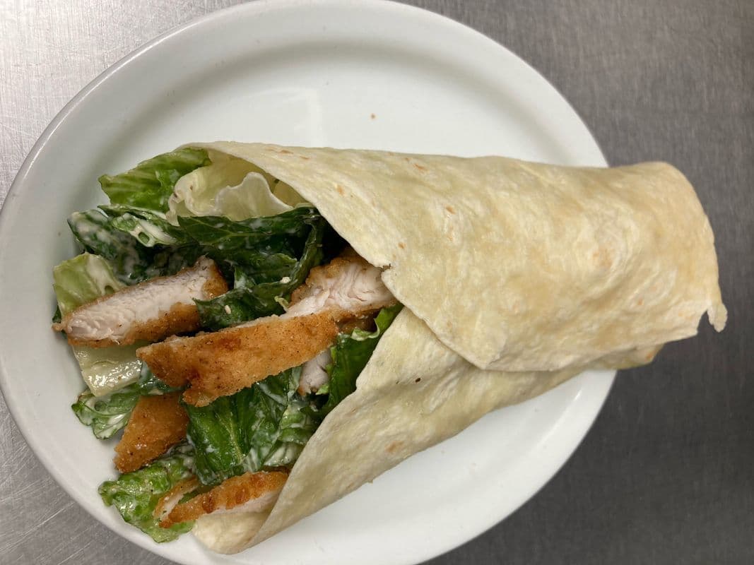 Crispy Chicken Caesar Wrap