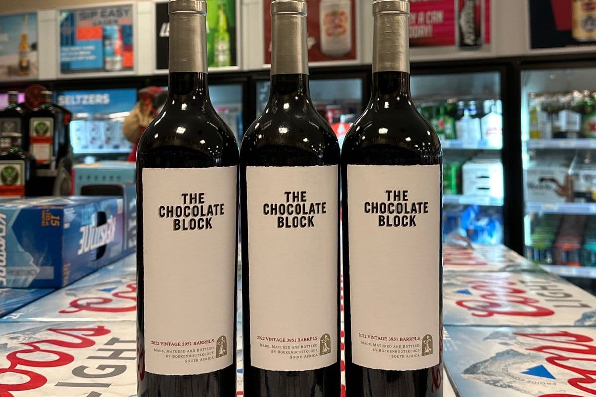 CHOCOLATE BLOCK - BOEKENHOUTSKLOOF (1 x 750 mL)