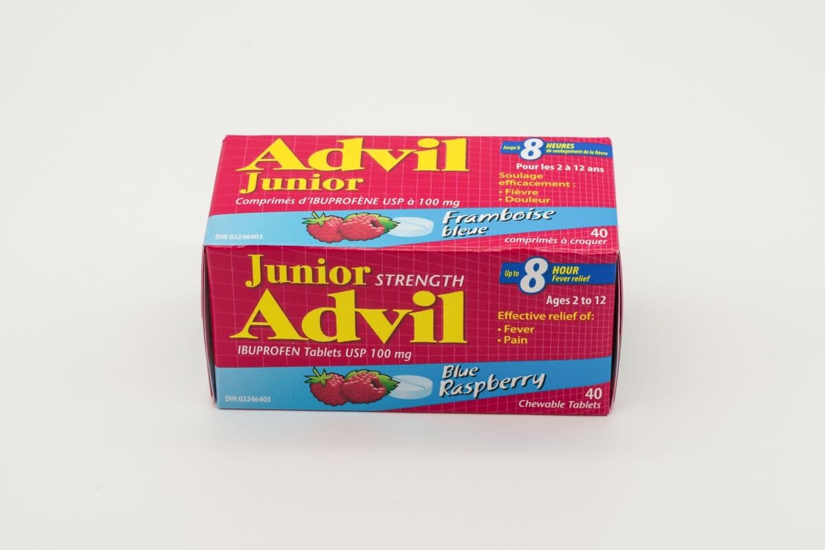 Advil Junior Blue Raspberry Chew Tablets (160 mg ) 2_11 years (20)