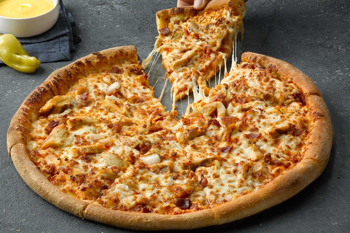 Medium Fiery Buffalo Chicken Pizza