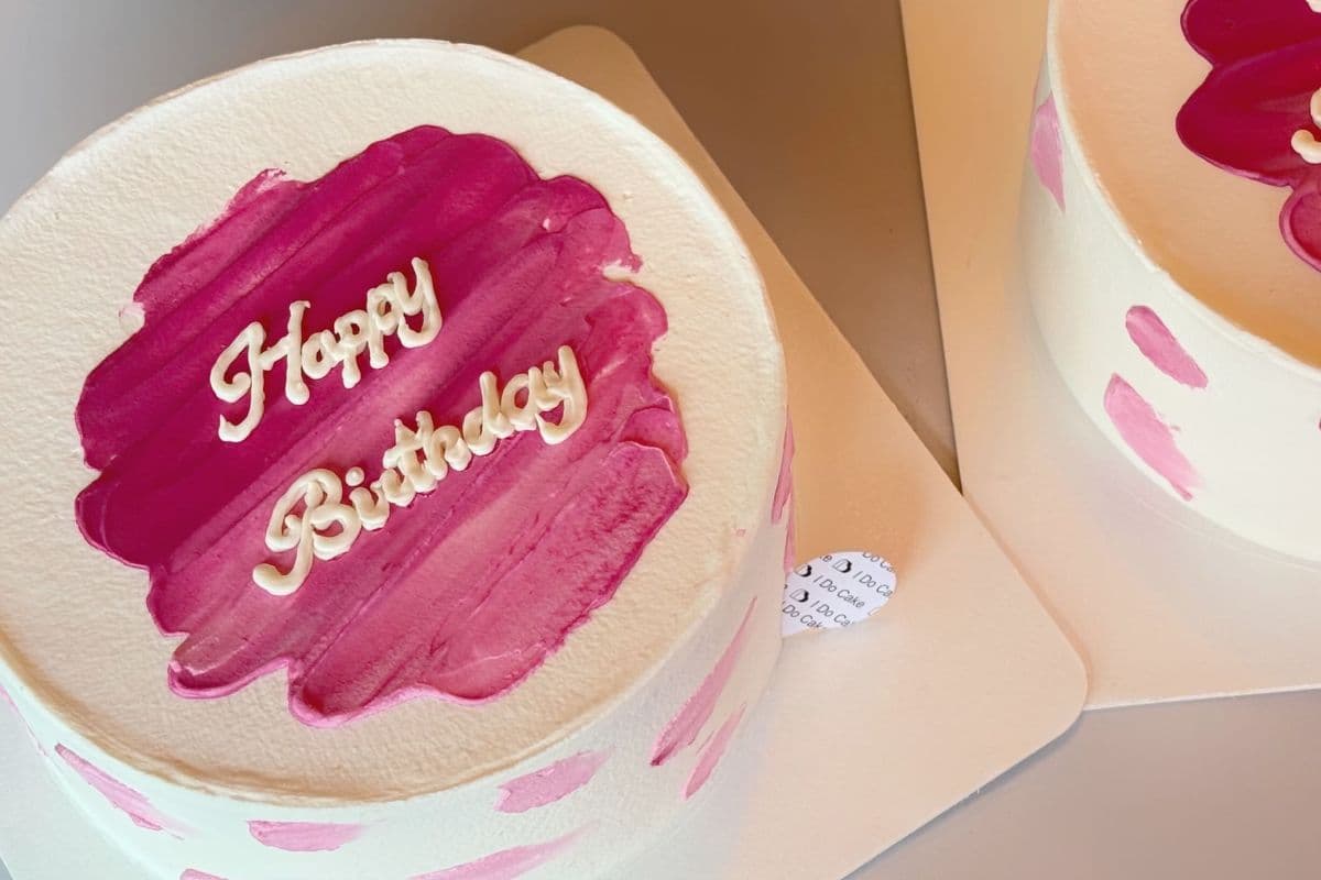 8"Colored Cake