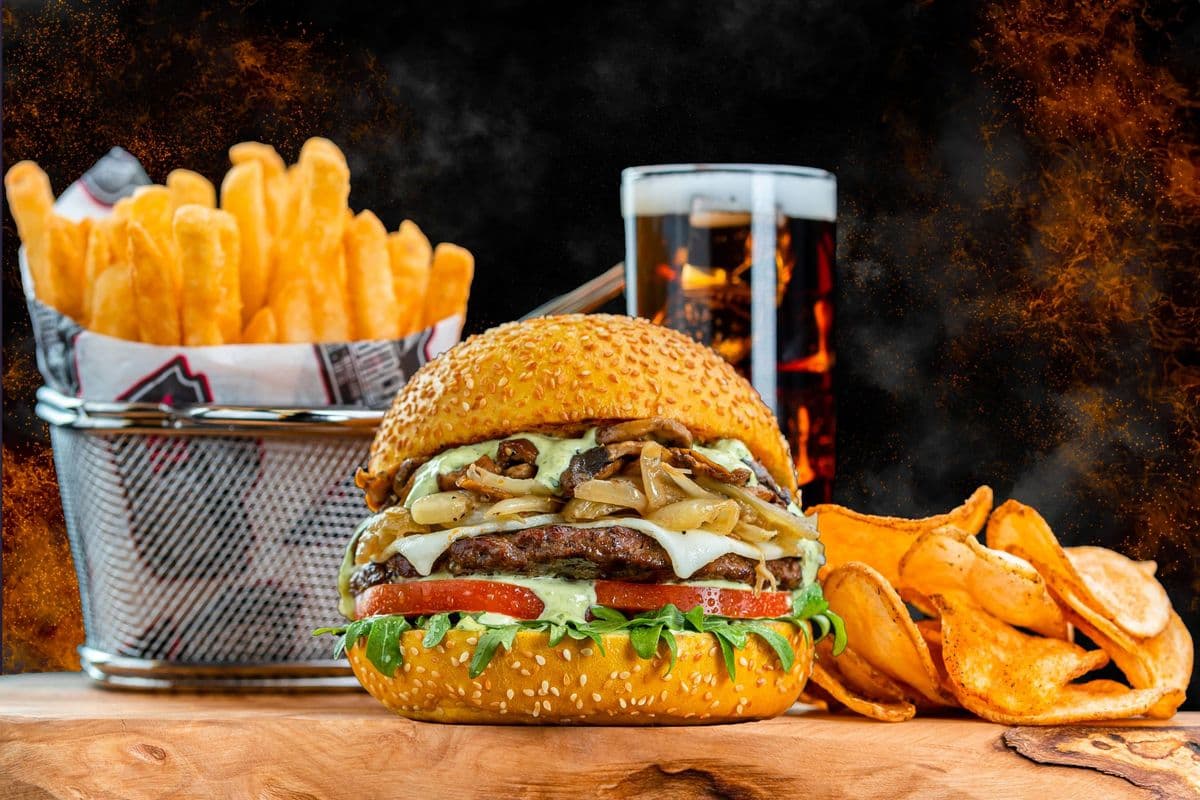 #6 TRIO TRUFFLE  BURGER