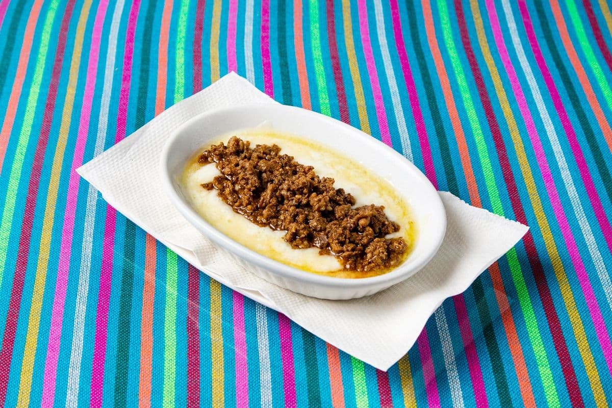 Molten Cheese with Sausage (Chorizo)