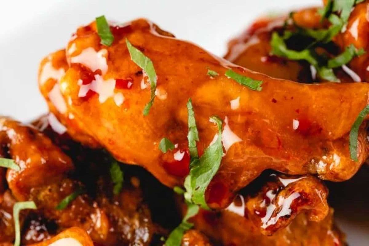 Sweet Chilli garlic wings ( 5 pcs)