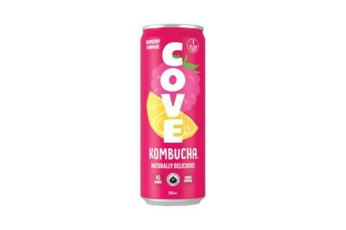 Cove Kombucha Raspberry Lemonade (355 ml)