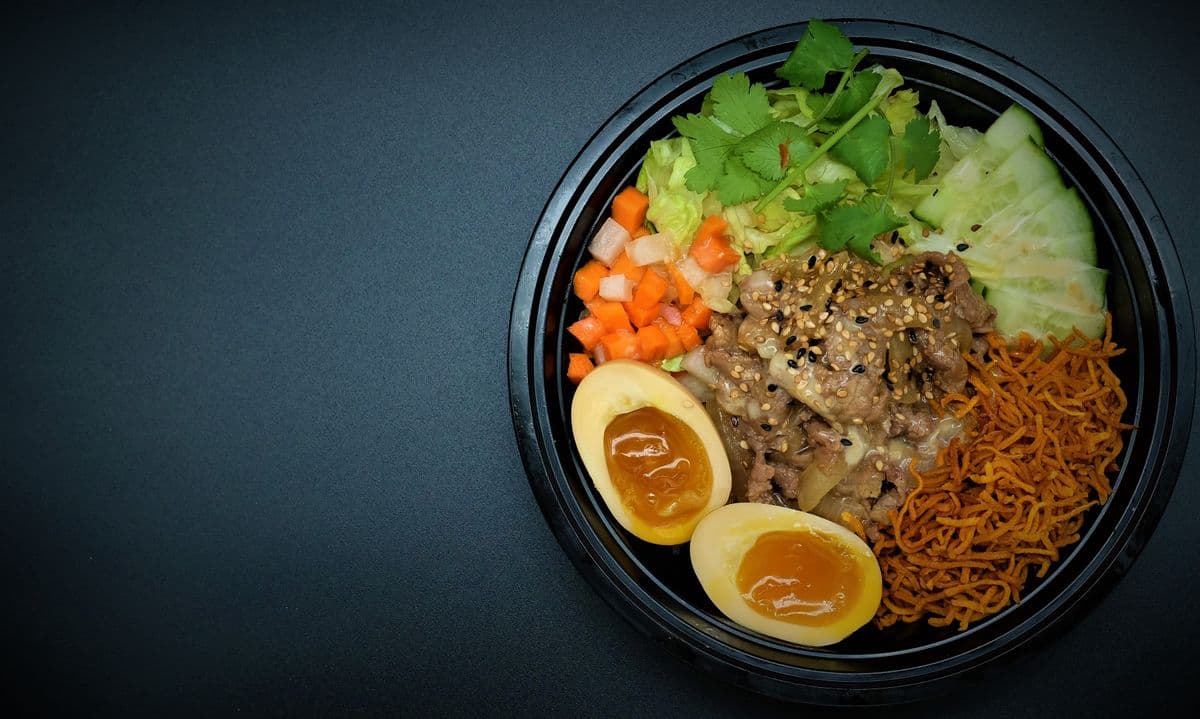 Poke 2 Poke bol au Boeuf ( Avec Soupe )