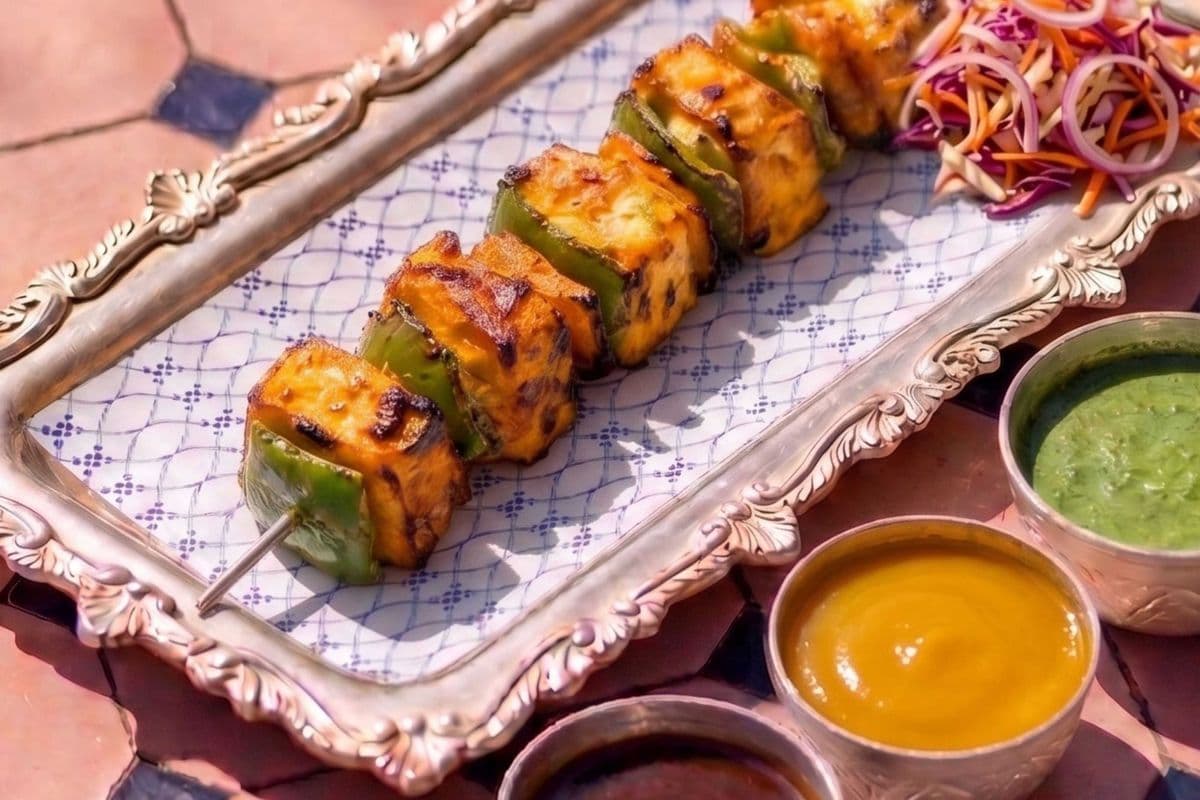 PANEER TIKKA / GRILLED INDIAN COTTAGE CHEESE [ 5 PCS]