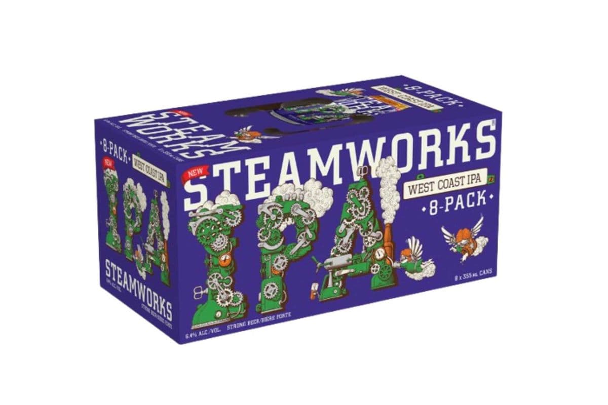 Steamworks West Coast IPA (8 x 355 ml)